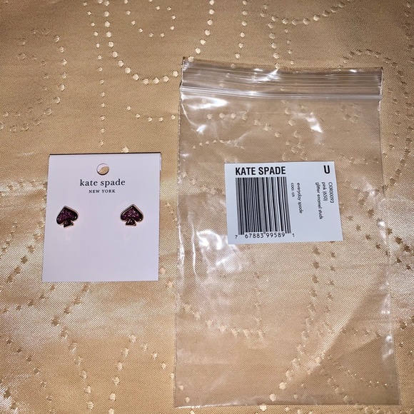 Kate Spade Glitter Enamel Studs - Picture 6 of 7